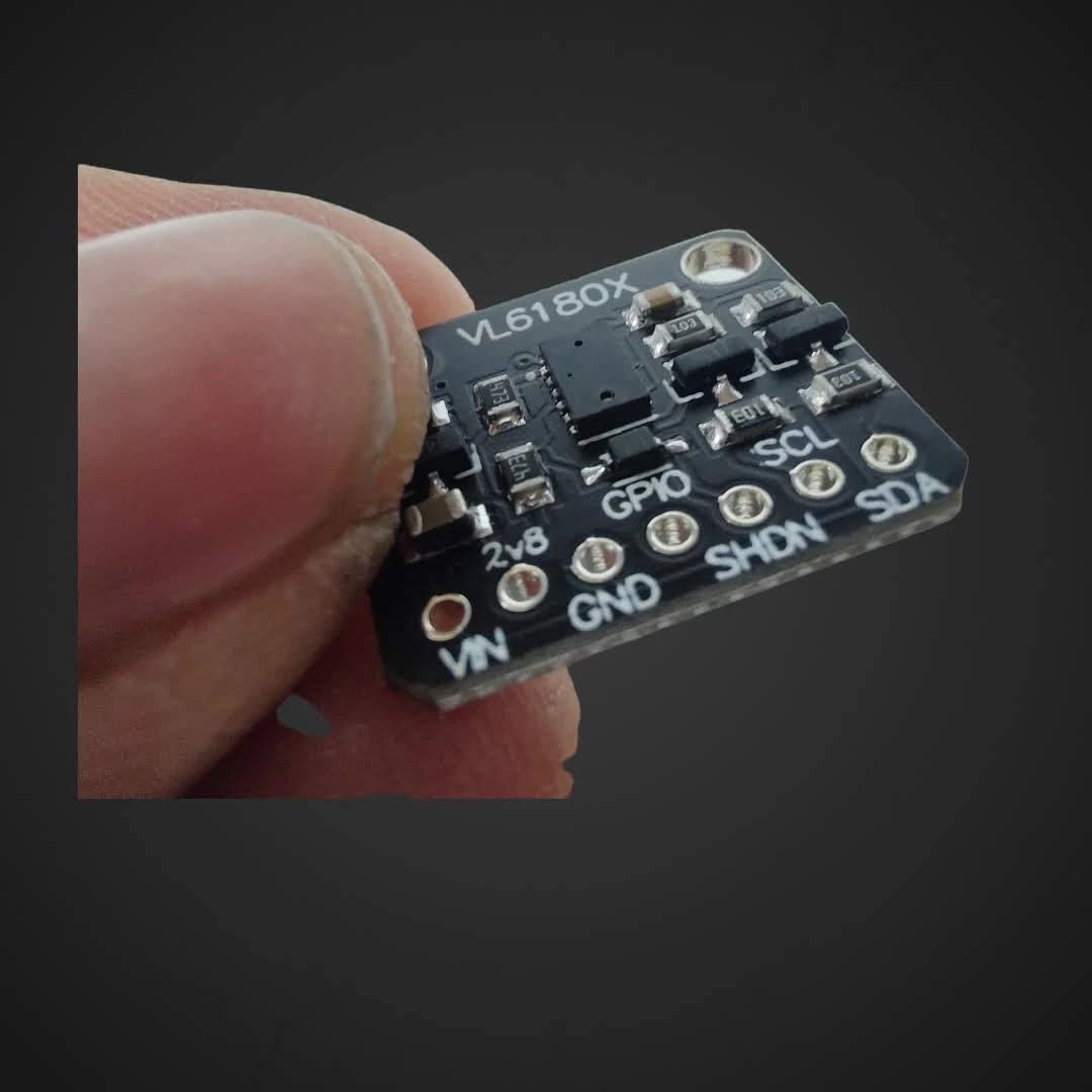 TOF laser senzor VL6180X I2C zaznava kretenj in razdalje, time-of-flight,tof,iot,arduino,laser,senzor,razvoj,ideja,etiketa,nalepka,gestures,andorid,diy,naredisam,ustvarjaj,creators,makers,VL6180 