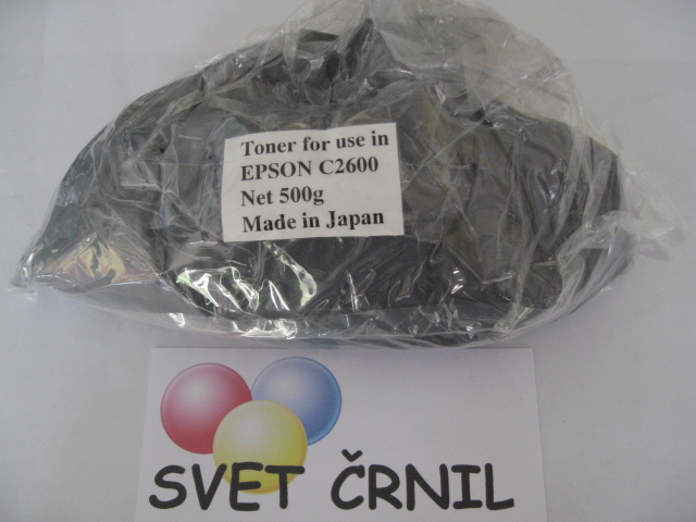 Toner za Epson C2600 Black 500g, C13S050226 C13S050227 C13S050228 C13S051107 C13S050230 C13S050231 C13S050232 C13S050229