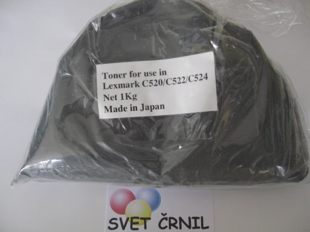 Toner za Lexmark C520/C530 Black 1Kg bulk pakiranje, refill toner,lexmark 530,toner lexmark