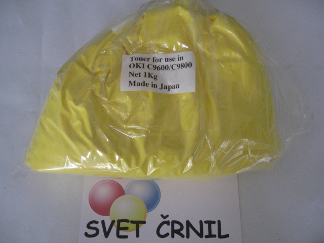 Toner za OKI C9600/C9800/Illumina Glossy verzija Yellow 1Kg, c9600 c9800 c8600 c8800,oki c9650