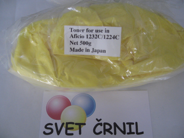 Toner za Ricoh Aficio 1232c/1224c/3224c/3232c Yellow 500g, toner za ricoh aficio 1232 1224 3224 3232
