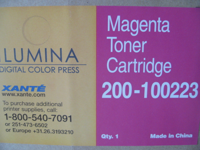 Toner za Xante Illumina Magenta za 15000 strani, 200-100223