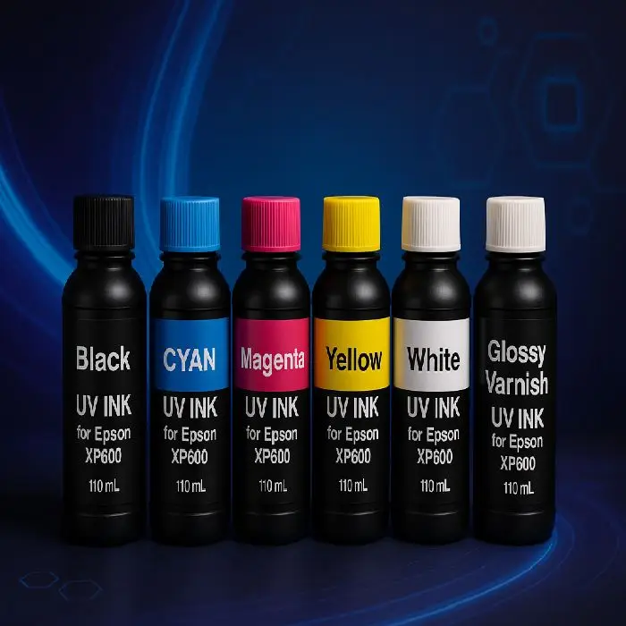 UV črnilo za Epson XP600 tiskalno glavo 110mL, UV črnilo, Epson XP600, ceneje, ugodno, Ljubljana, 110 mL, hibridna, prihranek