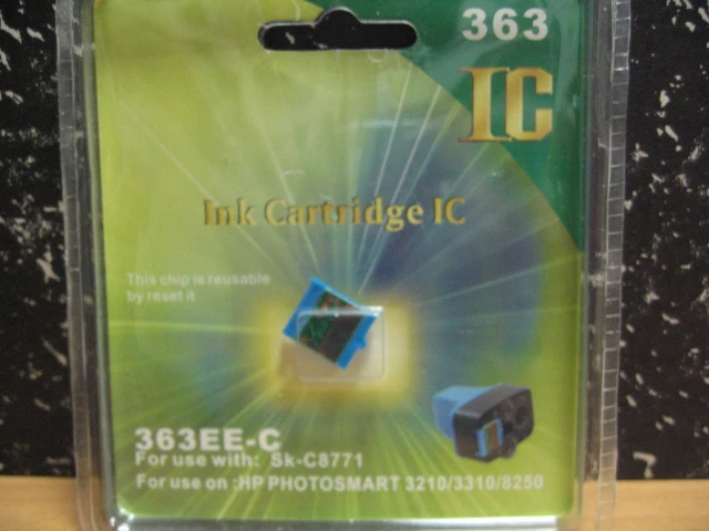 Večna kartuša SK-C8771 cyan HP 363, photosmart 3210, 3310, 8250,HP 363