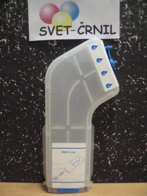 Večna kaseta L za HP 10 Cyan XXL polnjenje z auto reset čipom, C4841AE