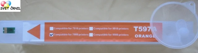 Zauvijek prozirna narančasta kabina T597A za Epson Still PRO 7700/7900/7910/9710 300mL, 7700,7900,7910,7710