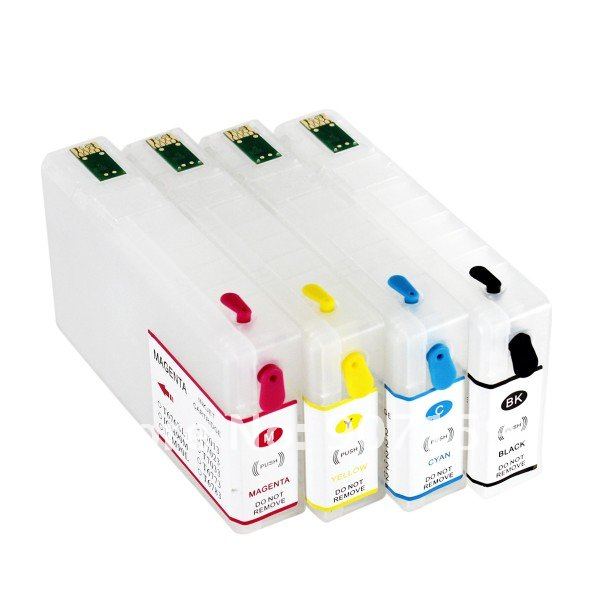 Žuta zauvijek prozirna karta 100mL za Epson Work Force 4515DN/4525DNF/4535DWF/4545DTWF/WP-4015DN/WP-4025DW , C13T70144010,C13T70134010,C13T70124010,C13T70114010
