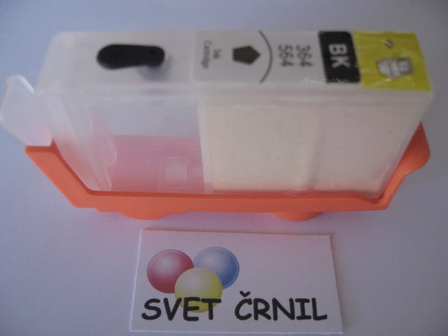 Večna prozorna kartuša za HP 364 široka črna, hp 364,CB321EE,CB316EE