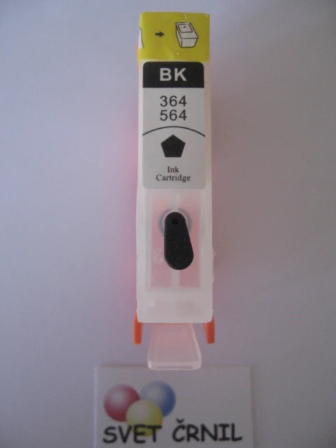 Večna prozorna kartuša za HP 364 široka črna, hp 364,CB321EE,CB316EE
