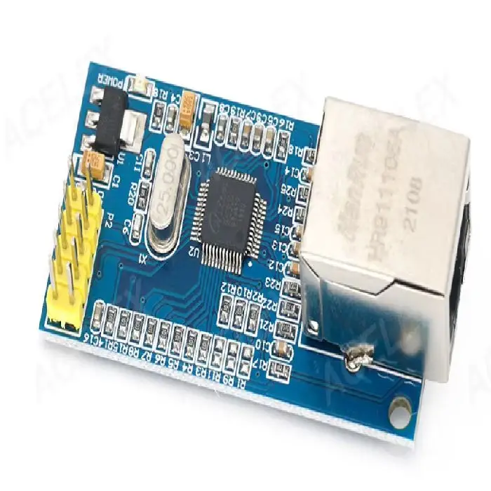 W5500 Ethernet network mrežni modul TCP / IP 51 / STM32, W5500 Ethernet modul, TCP IP mrežni modul, SPI MODE 0 3, 8051 51 Ethernet, STM32 Ethernet, 8 socketov, 10BaseT 100BaseTX, Wake on LAN UDP, 32K TX RX buffer, ceneje, ugodno, prihranek, lokalno, Ljubljana