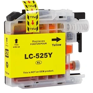 Kompatibilna kartuša za Brother LC525XLY, rumena, 15 ml, BR-525XY-1, LC525XLY, rumena