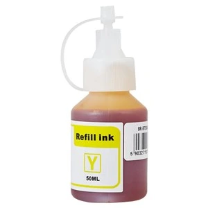 Kompatibilno črnilo v steklenički za Brother BT5000Y, rumeno, 50 ml, BR-BT5000Y-1, BT5000Y, rumeno