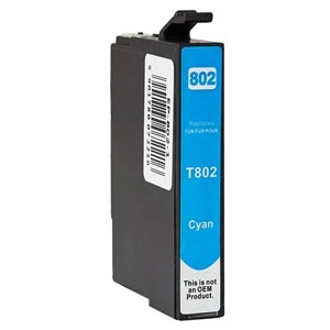 Kompatibilna kartuša za Epson T0802 / C13T08024010, cian, 14 ml, EP-802-1, C13T08024010 / T0802, cian