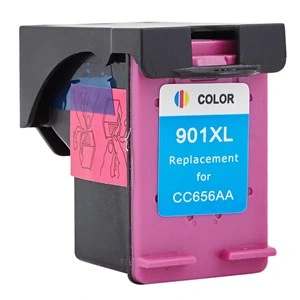 Obnovljena kartuša za HP CC656AE, večbarvna, 18 ml, HP-901XC-2, CC656AE, večbarvna