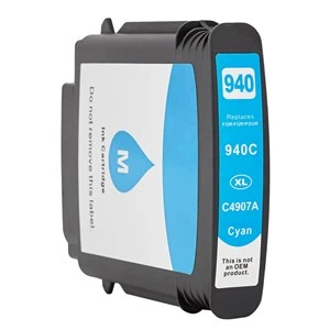 Kompatibilna kartuša za HP C4907AE, cian, 28 ml, brez prodajne škatle, HP-940XC-1, C4907AE, cian