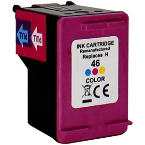 Obnovljena kartuša za HP CZ638AE, večbarvna, 14 ml, HP-46C-2, CZ638AE, večbarvna