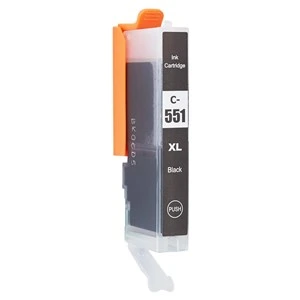 Kompatibilna kartuša za Canon CLI551BK / 6508B001, črna, 12 ml, CA-551B-1, 6508B001 / CLI551BK, črna