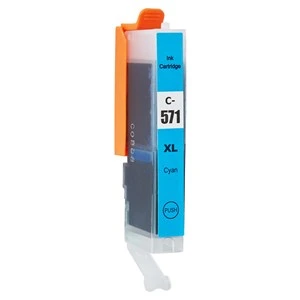 Kompatibilna kartuša za Canon CLI571C / 0332C001, cian, 12 ml, CA-571C-1, 0332C001 / CLI571C, cian