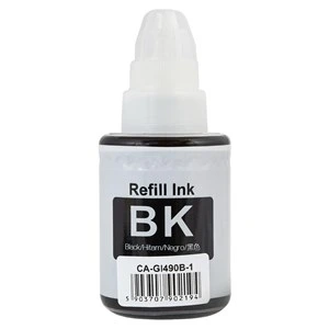 Kompatibilno črnilo v steklenički za Canon GI-490B, črno, 135 ml, CA-GI490B-1, GI-490B, črno