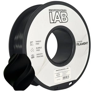 Filament PLA za hitro tiskanje Professional Lab, črn, 1,75 mm, 1 kg, FG-P12-E1, Neutral Black C, črn