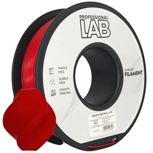 Filament PLA za hitro tiskanje Professional Lab, rdeč, 1,75 mm, 1 kg, FG-P15-E1, 186 C, rdeč