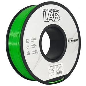 Filament ABS+ Professional Lab, zelen, 1,75 mm, 1 kg, FG-P6-E1, 354 C, zelen