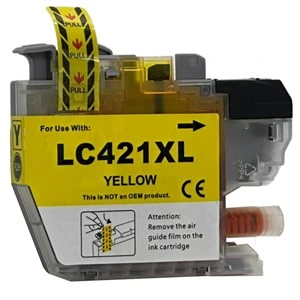 Kompatibilna kartuša za Brother LC421, rumena, 8,5 ml, BR-421XY-1, LC421, rumena