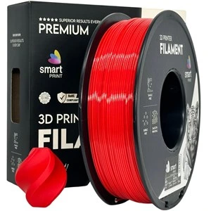 Filament PLA za hitro tiskanje Smart Print, rdeč, 1,75 mm, 1 kg, FG-S15-E1, 186 C, rdeč
