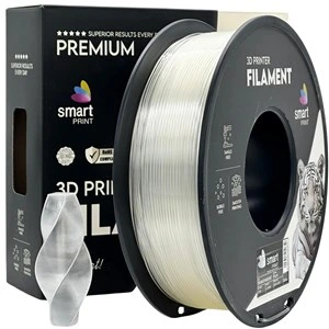 Filament PLA+ Smart Print, prozoren, 1,75 mm, 1 kg, FG-S51-E1, prozoren