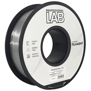 Filament PETG Professional Lab, prozoren, 1,75 mm, 1 kg, FG-P32-E1, prozoren