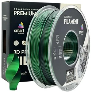 Filament PLA Silk Smart Print, dvobarvni: črn / zelen, 1,75 mm, 1 kg, FG-S101-E1, Neutral Black C, 354 C, dvobarvni: črn / zelen