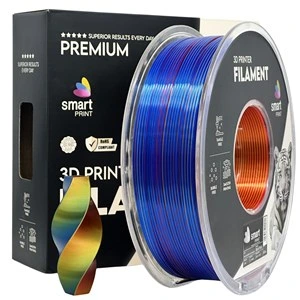 Filament PLA Silk Smart Print, tribarvni: rdeč / rumen / moder, 1,75 mm, 1 kg, FG-S107-E1, 186 C, 109 C, 300 C, tribarvni: rdeč / rumen / moder