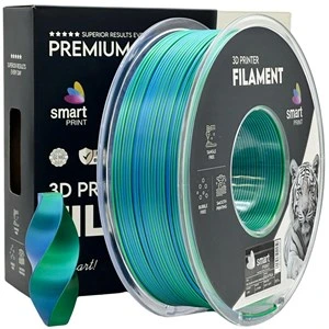 Filament PLA Silk Smart Print, dvobarvni: Oceans Embrace, 1,75 mm, 1 kg, FG-S111-E1, 2727 C, 343 C, dvobarvni: Oceans Embrace
