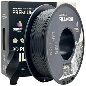 Filament PLA mat Smart Print, črn, 1,75 mm, 1 kg, FG-S21-E1, Neutral Black C, črn