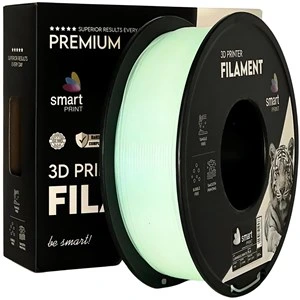 Filament PLA, svetleč v temi Smart Print, bel, 1,75 mm, 1 kg, FG-S39-E1, White, bel