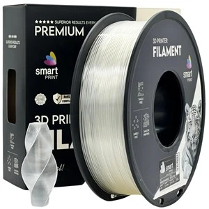 Filament PLA Silk Smart Print, prozoren, 1,75 mm, 1 kg, FG-S96-E1, prozoren