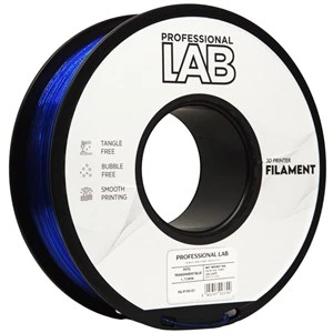 Filament PETG Professional Lab, prozorno moder, 1,75 mm, 1 kg, FG-P199-E1, 300 C, prozorno moder