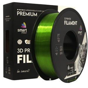 Filament PETG Smart Print, prozorno zelen, 1,75 mm, 1 kg, FG-S198-E1, 354 C, prozorno zelen