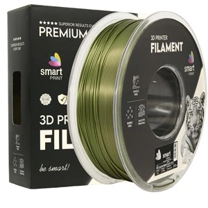 Filament PLA Silk Smart Print, tribarvni: Army, 1,75 mm, 1 kg, FG-S183-E1, 7764 C, 411 C, Black 7 C, tribarvni: Army