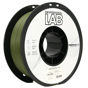 Filament PETG Professional Lab, mat temno zelen, 1,75 mm, 1 kg, FG-P222-E1, 7498C, mat temno zelen